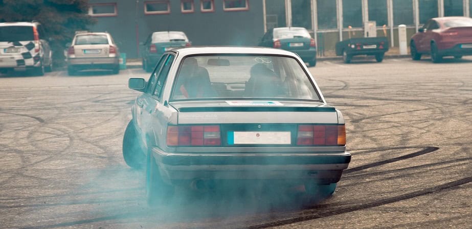 Driftendes Fahrzeug